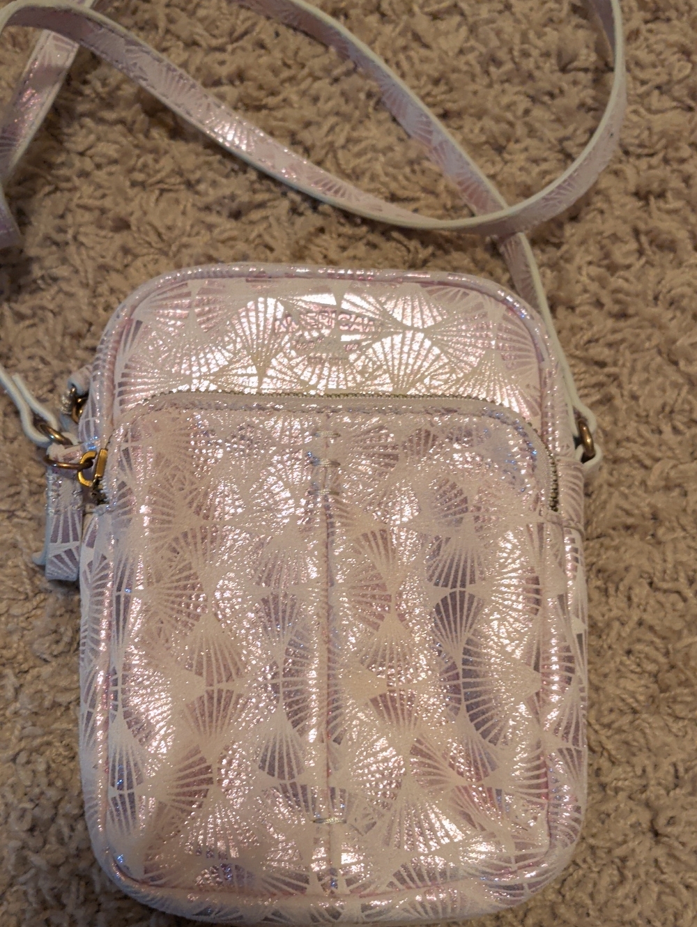 American Leather Co Light Pink Crossbody Bag -  Women’s